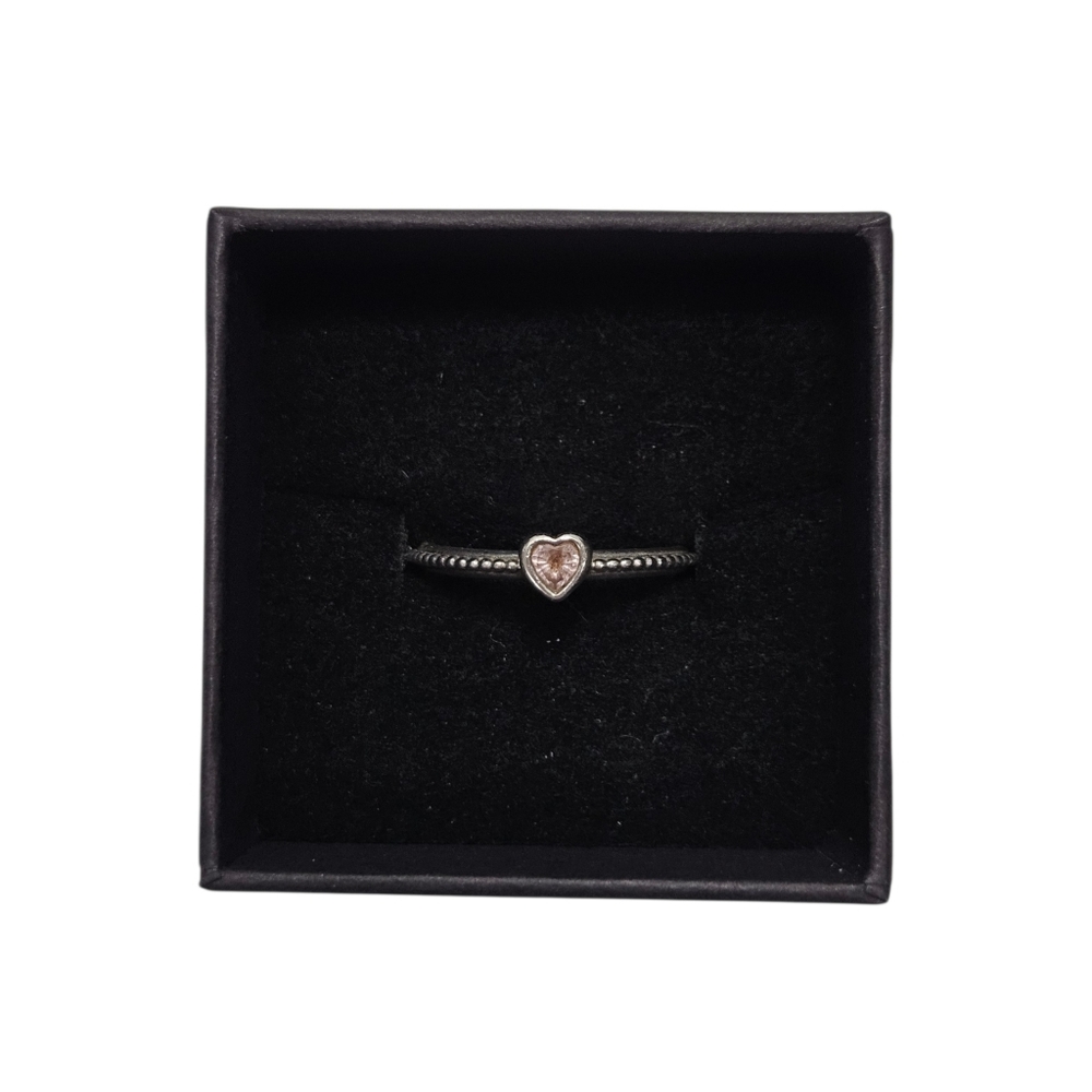 Pandora Heart Ring Size 56 US 7.5 Sterling Silver S925